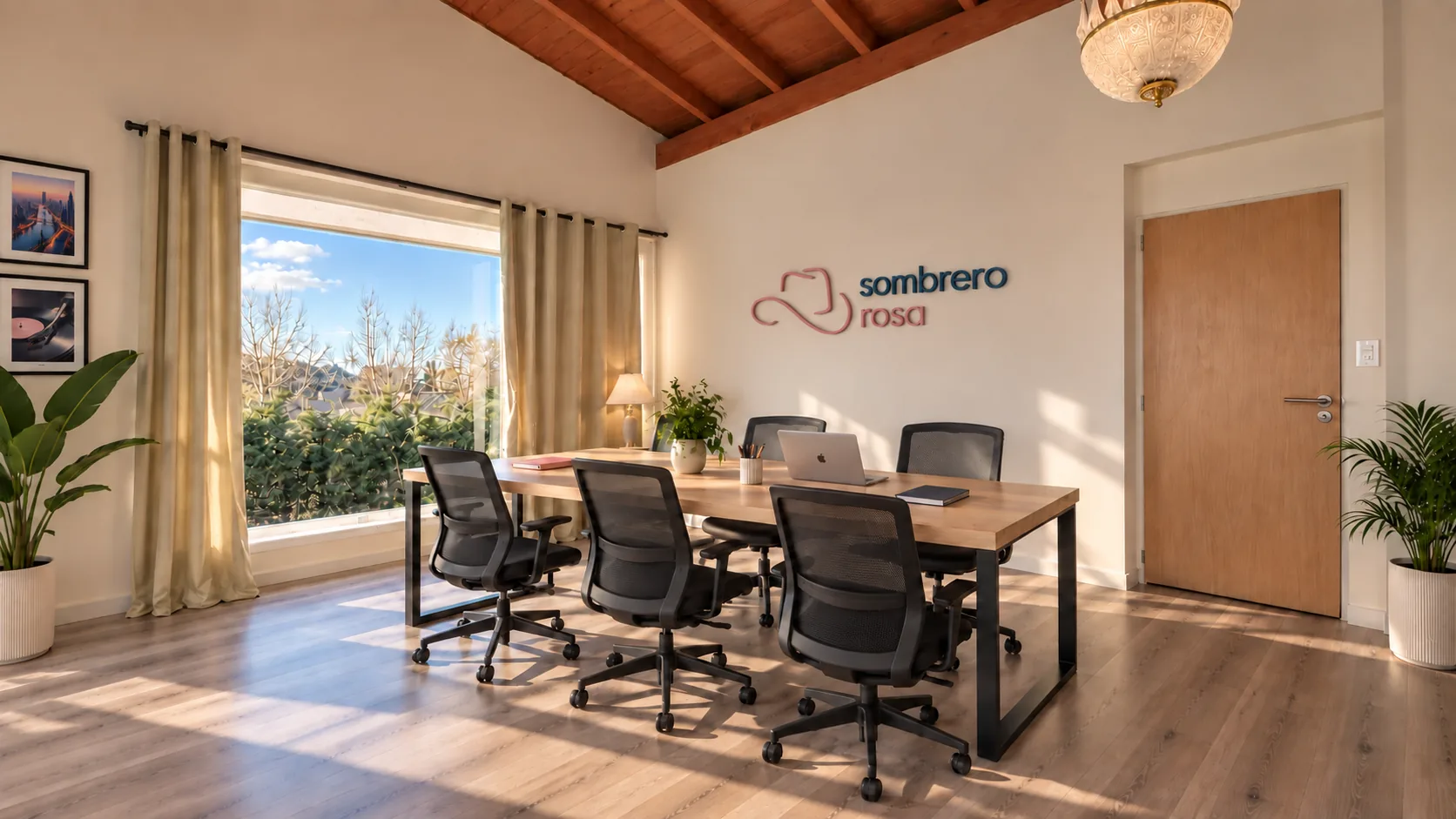 Sala de reuniones de Sombrero Rosa